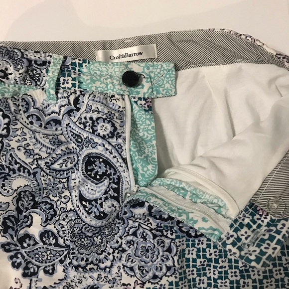 Croft& Barrow flora Patterned short skirt short 4 - Picture 3 of 7